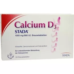 CALCIUM D3 STADA 1000 mg/880 U.I. Comprimidos efervescentes, 120 uds