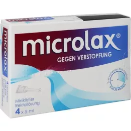 MICROLAX Enemas rectales de solución, 4X5 ml