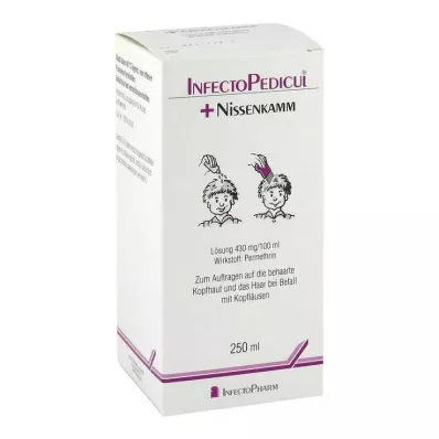 INFECTOPEDICUL Solución + peine para liendres, 250 ml