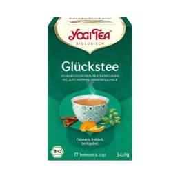YOGI TEA Bolsa de filtro ecológica Lucky Tea, 17X1,8 g