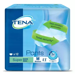 TENA PANTS Pantalón desechable ConfioFit super M, 12 uds
