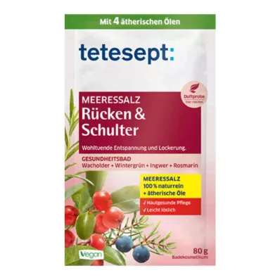 Espalda de Sal Marina Tetesept &amp; Paleta (80 g)
