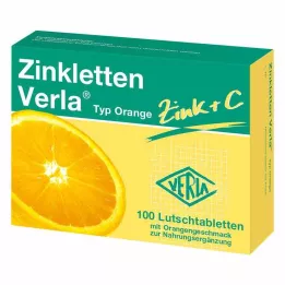 ZINKLETTEN Pastillas de naranja Verla, 100 Cápsulas