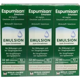 ESPUMISAN Emulsión, 3X32 ml