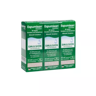 ESPUMISAN Emulsión, 3X32 ml