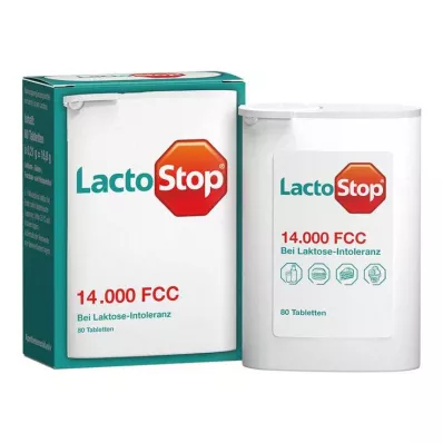 Lactostop 14.000 FCC comprimidos en dispensador, 80 piezas