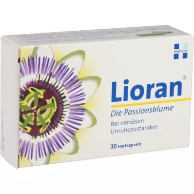 LIORAN Pasiflora cápsulas duras, 30 uds