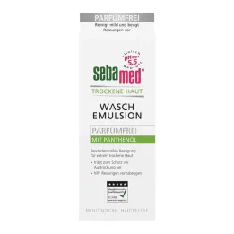SEBAMED Emulsión lavante sin perfume para piel seca, 200 ml