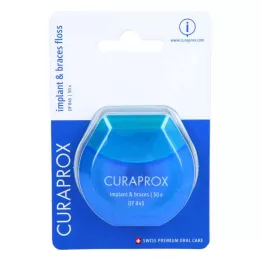 CURAPROX DF 845 Dispensador de hilo dental con parte esponjosa, 50 uds
