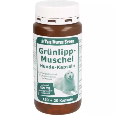 GRÜNLIPPMUSCHEL 500 mg cápsulas para perros, 150 uds