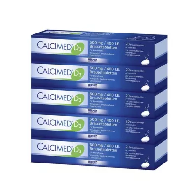 Calcimed D3 600 mg / 400 UI tabletas efervescentes, 100 st