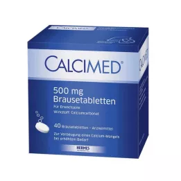CALCIMED 500 mg Comprimidos Efervescentes, 40 uds