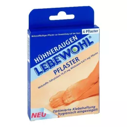 LEBEWOHL Yeso de maíz normal, 4 uds
