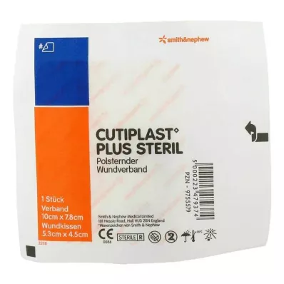 Cutiplast Plus vendaje estéril 7,8x10 cm, 1 ud Cutiplast Plus vendaje estéril 7,8x10 cm, 1 ud