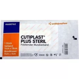 CUTIPLAST Plus apósito estéril 7,8x15 cm, 1 ud