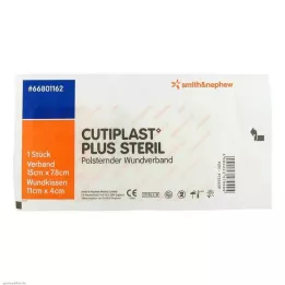 CUTIPLAST Plus apósito estéril 7,8x15 cm, 1 ud