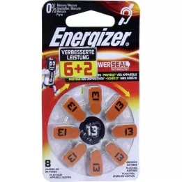 ENERGIZER Pila para audífono 13, 8 uds