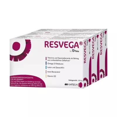Cápsulas de resvega, 3x60 st