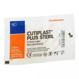 CUTIPLAST Plus apósito estéril 5x7 cm, 1 ud