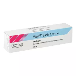 WOLFF Crema base semigrasa, 50 ml