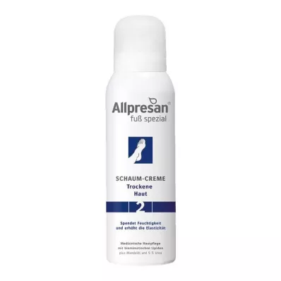 Allpresan crema en espuma original especial para pies pieles muy secas nº 2, 125 ml