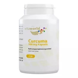 CURCUMA 500 mg cápsulas, 120 uds
