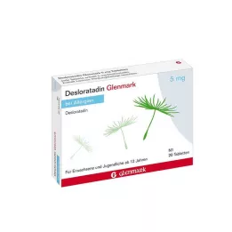 Desloratadina Glenmark 5 mg tabletas, 20 piezas