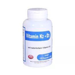 VITAMIN K2+D3 Berco Cápsulas, 120 Cápsulas