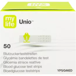 MYLIFE Tiras reactivas de glucosa en sangre Unio, 50 unidades
