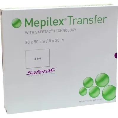 MEPILEX Apósito de espuma de transferencia 20x50 cm estéril, 4 uds