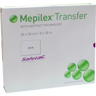 Apósito para heridas Mepilex Transfer 20x50 cm estéril, 4 piezas