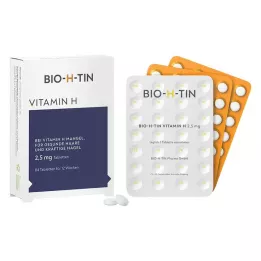 BIO-H-TIN Vitamina H 2,5 mg durante 12 semanas comprimidos, 84 uds