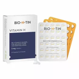 BIO-H-TIN Vitamina H 5 mg para 6 meses comprimidos, 90 uds