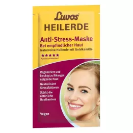 LUVOS Mascarilla Crema Tierra Curativa con Manzanilla Dorada, 2X7,5 ml
