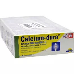 Calcio Dura Vit D3 efervescente 600 mg / 400 UI, 50 piezas