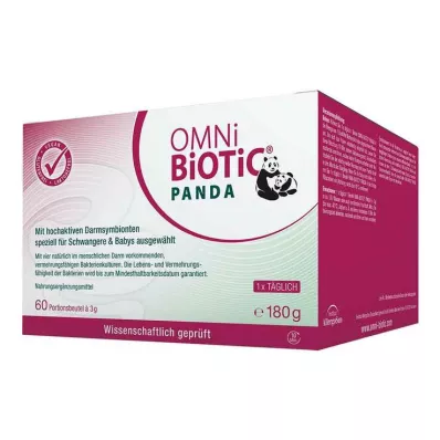 Bolsa de polvo Omni Biotic Panda, 60 x 3 g