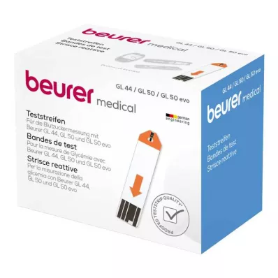 BEURER Tiras reactivas de glucosa en sangre GL44/GL50, 100 unidades
