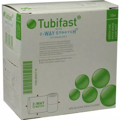TUBIFAST 2-Way Stretch 5 cmx10 m verde, 1 ud