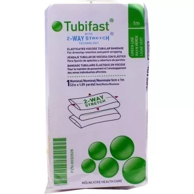 TUBIFAST 2-Way Stretch 5 cmx1 m verde, 1 ud