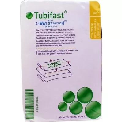 TUBIFAST 2-Way Stretch 10,75 cmx1 m amarillo, 1 ud