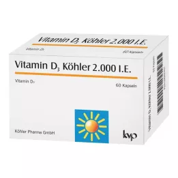 VITAMIN D3 KÖHLER 2.000 U.I. cápsulas, 60 uds