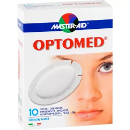 OPTOMED Compresas oculares autoadhesivas estériles, 10 uds