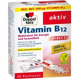 DOPPELHERZ Vitamina B12 DIRECT Pellets, 20 uds
