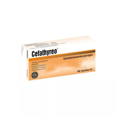 Tabletas de cefatireo, 100 piezas