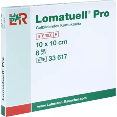 LOMATUELL Pro 10x10 cm estéril, 8 uds