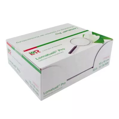 LOMATUELL Pro 10x10 cm estéril, 50 uds