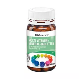 SOVITA CARE Comprimidos multivitamínicos+minerales, 100 uds