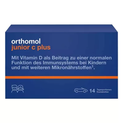 ORTHOMOL Junior C plus comprimidos masticables, 14 uds