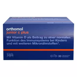 ORTHOMOL Junior C plus comprimidos masticables mandarina/naranja, 30 uds