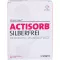 ACTISORB SILBERFREI Carbón activado de 6,5x9,5 cm, 10 uds